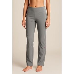 ALEX + ABBY Women’s Gray Active Pants‎ Size M Polyester Spandex Pull-On Athletic